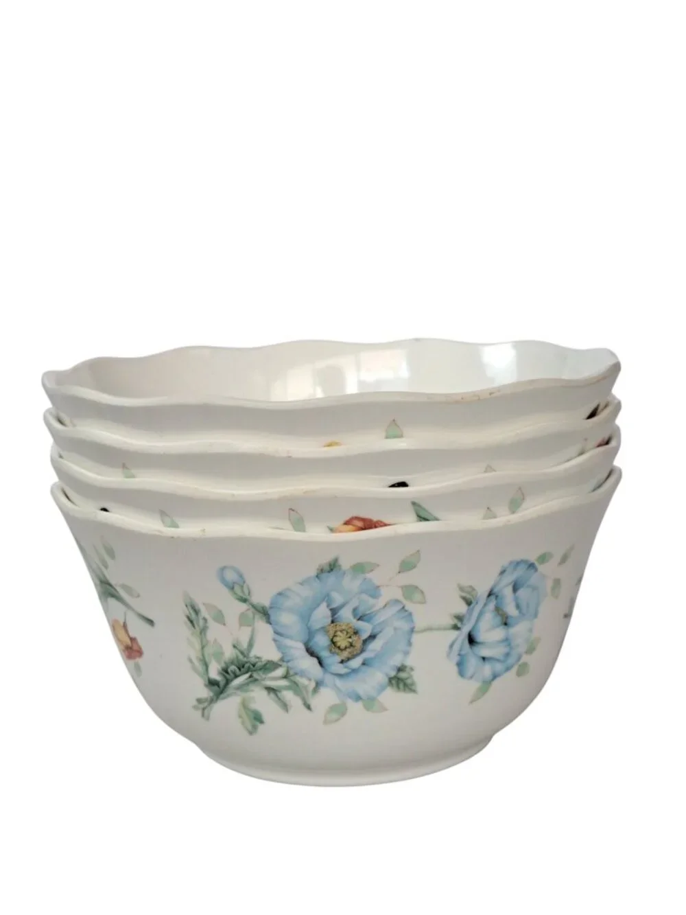 Lenox Butterfly Garden Melamine Soup Cereal Bowl 5 5/8